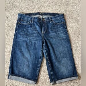 Kut from the Kloth Dark Blue Denim Shorts size 10